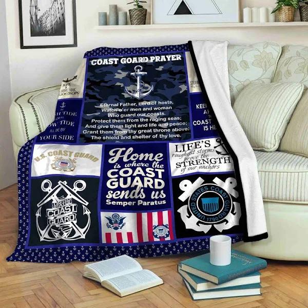 Coast Guard  Fleece Blanket 1628656985933.jpg