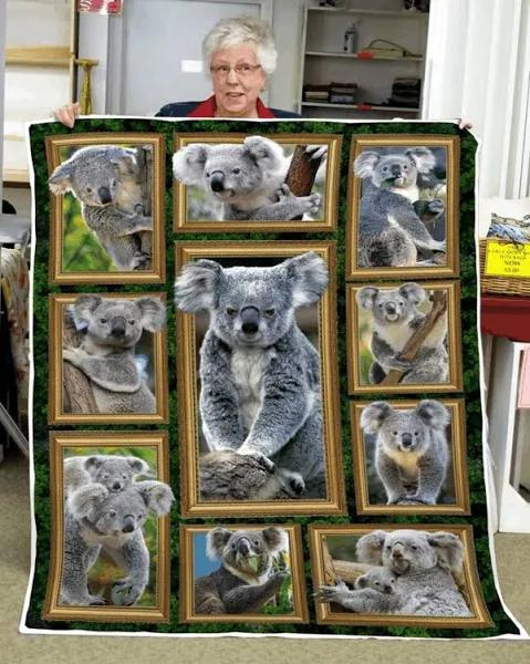 Koala Fleece Blanket Throw Blanket 1628670323365.jpg