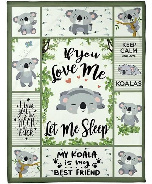 Koala If You Love Me Throw Sherpa Fleece Blanket Lightweight Soft 1628670329370.jpg