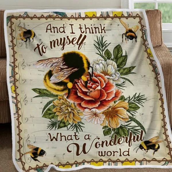 What A Wonderful World Bee Sofa Throw Blanket - Adult 1628744245848.jpg