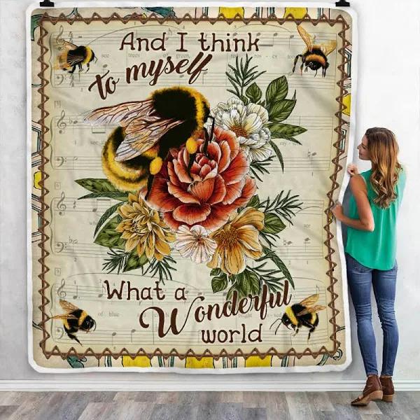 What A Wonderful World Bee Sofa Throw Blanket - Adult 1628744248257.jpg