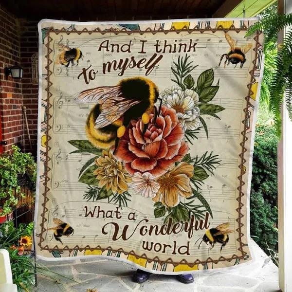 What A Wonderful World Bee Sofa Throw Blanket - Adult 1628744248641.jpg