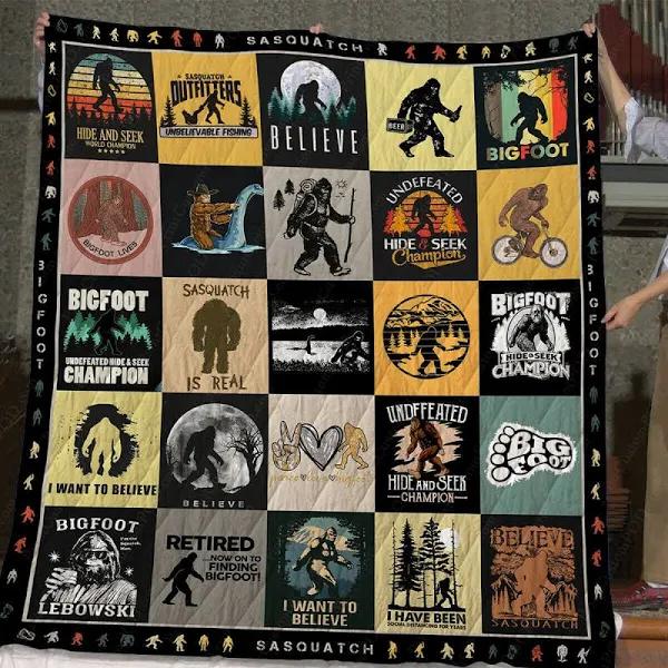 Bigfoot Blanket, Sasquatch, Bigfoot Gifts, Finding Bigfoot 1628826704202.jpg