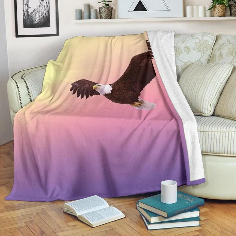 Eagle Blanket / Eagle Throw Blanket / Eagle Fleece Blanket / Eagle Cozy Blanket / Eagle Adult Blanket / Eagle Kid Blanket / Eagle Gift 1628841126270.jpg
