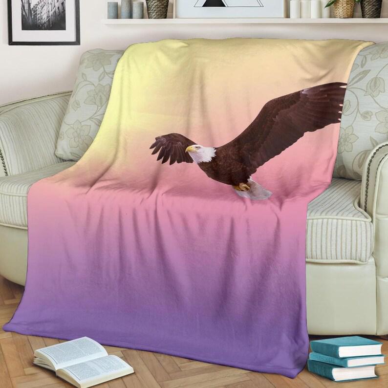 Eagle Blanket / Eagle Throw Blanket / Eagle Fleece Blanket / Eagle Cozy Blanket / Eagle Adult Blanket / Eagle Kid Blanket / Eagle Gift 1628841131723.jpg
