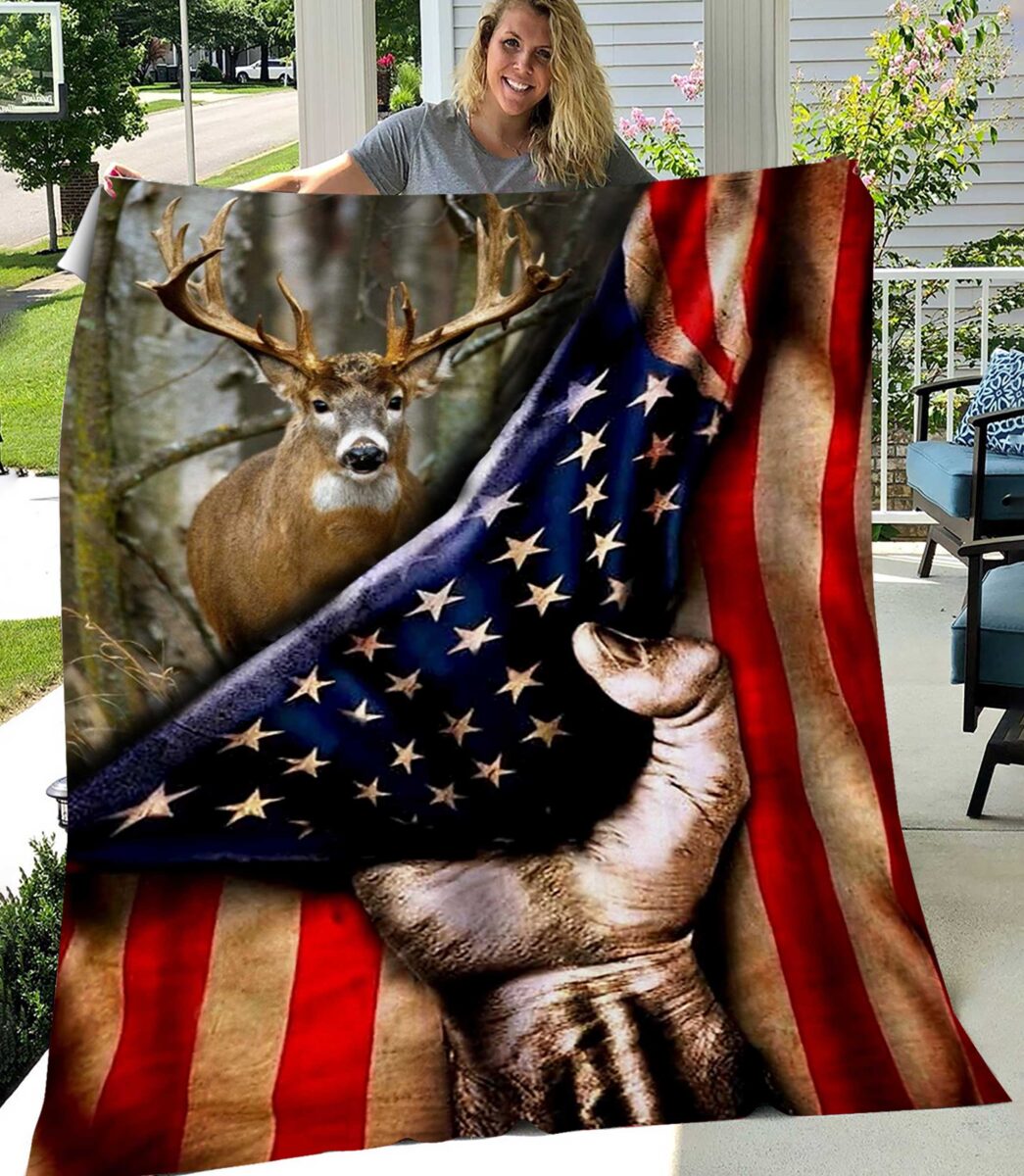 Hunting Lovers Fleece Blanket Gift For Hunting Lovers Gift For Friend Family Home Decor Bedding Couch Sofa Soft and Comfy Cozy 1628917068546.jpg