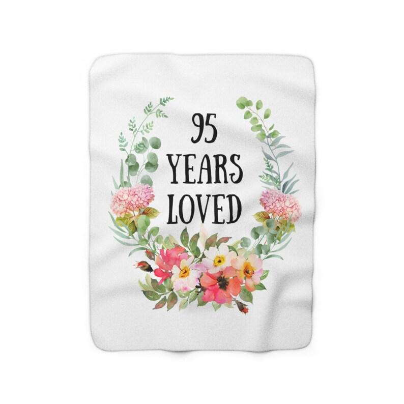 To My Grandma, 95 Years Loved Blanket, Personalized Throw Blanket, 95th Birthday Gift For Grandma Family Home Decor Bedding Couch Sofa Soft And Comfy Cozy 9 1629099393773.jpg