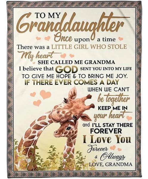 Giraffe Blanket To Daughter When We Can T Be Together Keep Me In Your Heart Fleece Blanket Home Decor Bedding Couch Sofa Soft And Comfy Cozy 1629182355818.jpg