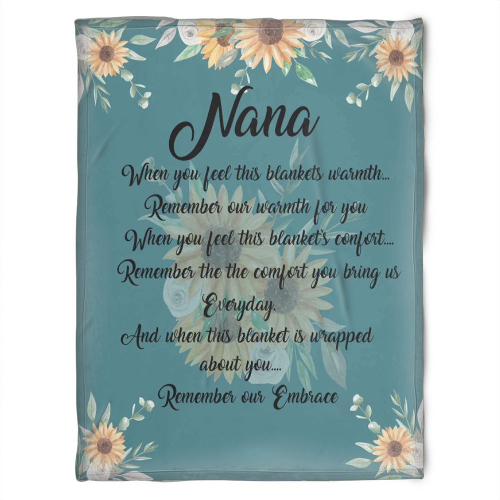 To My Grandma Remember Our Embrace Fleece Blanket Gift For Grandparents Gift From Granddaughter Gift For Grandson Home Decor Bedding Couch Sofa Soft and Comfy Cozy 1629341316045.jpg