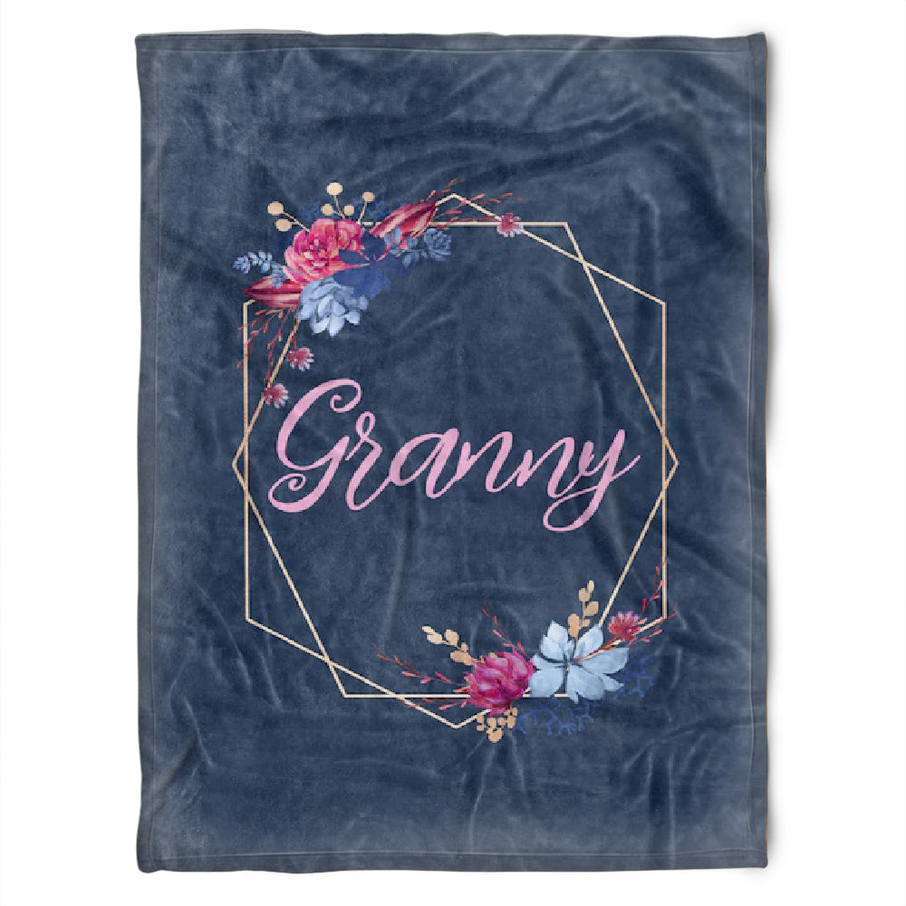 To My Grandma We Love Our Grany Fleece Blanket Gift For Grandparents Gift From Granddaughter Gift For Grandson Home Decor Bedding Couch Sofa Soft and Comfy Cozy 1629341378569.jpg