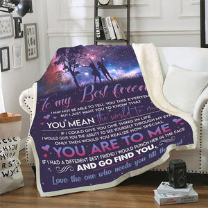To My Best Friend You Are To Me Blanket Gift For Friend Birthday Gift Home Decor Bedding Couch Sofa Soft and Comfy Cozy 1629341929633.jpg