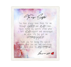 To My Sister You Have Raised My Spirits Fleece Blanket Gift For Sister Birthday Gift Friend Gift For Her Gift Home Decor Bedding Couch Sofa Soft and Comfy Cozy 1629346773268.jpg