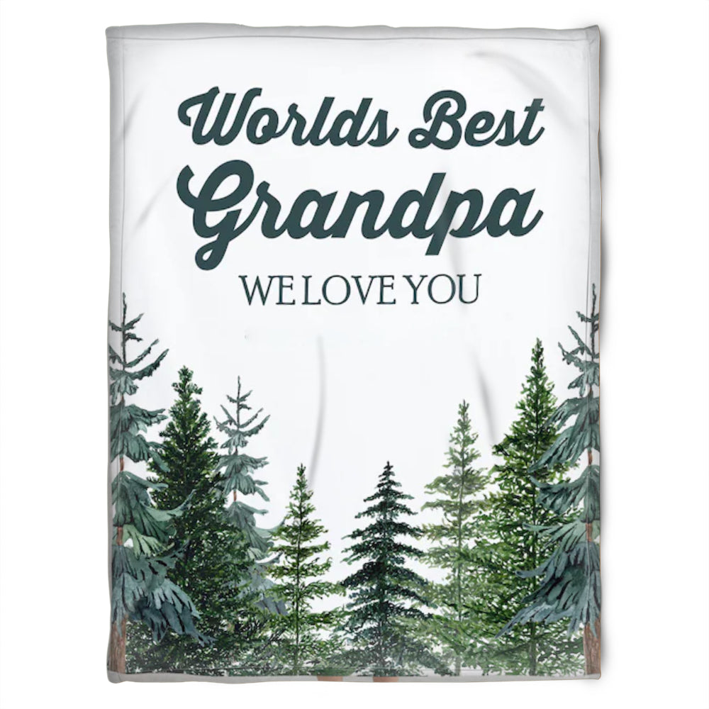 To My Grandpa Worlds Best Grandpa We Love You Fleece Blanket Gift For Grandparents Gift From Granddaughter Gift For Grandson Home Decor Bedding Couch Sofa Soft and Comfy Cozy 1629347175025.jpg