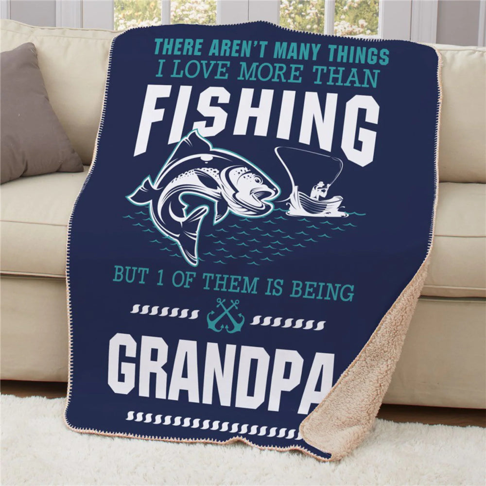 To My Grandpa 1 Of Them Is Being Grandpa This Fleece Blanket Gift For Grandparents Gift From Granddaughter Gift For Grandson Home Decor Bedding Couch Sofa Soft and Comfy Cozy 1629347901811.jpg