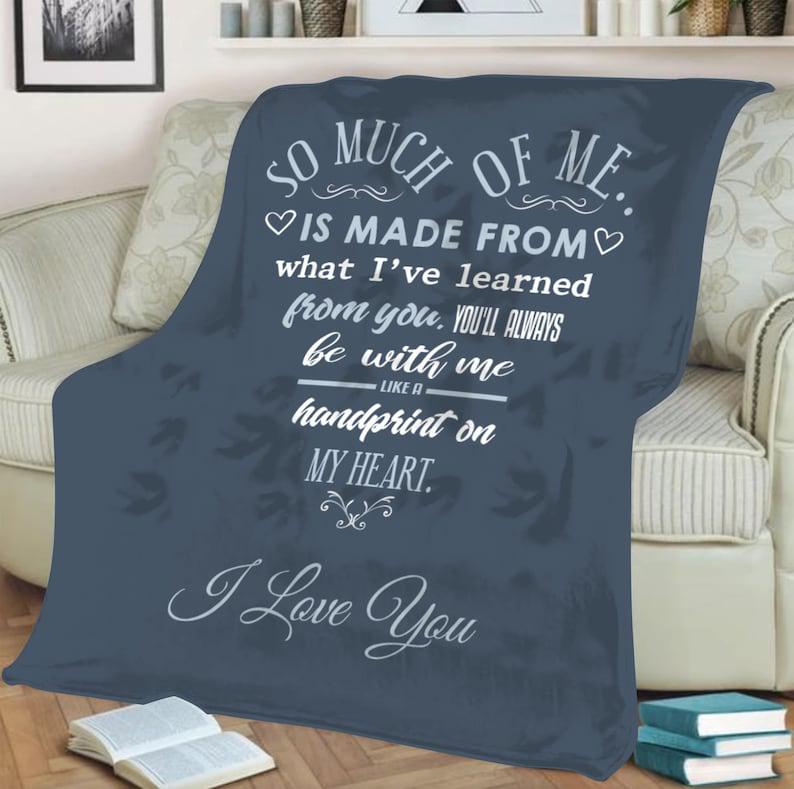 To My Friend You Will Always Be With Me Fleece Blanket Gift For Sister Birthday Gift Friend Gift For Her Gift Home Decor Bedding Couch Sofa Soft and Comfy Cozy 1629361174155.jpg