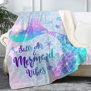 Bonsai Tree Mermaid Blanket, Cute Mermaid Tail Scales Fuzzy Soft Cozy Warm Sherpa Throw Blanket For Girls Women, Thick 1629687800530.jpg