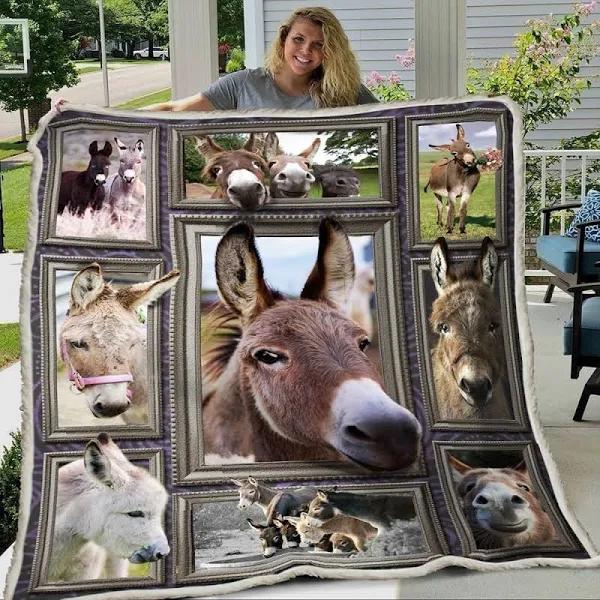 3d Huge Donkey Blanket Fleece Blanket  1629704442727.jpg