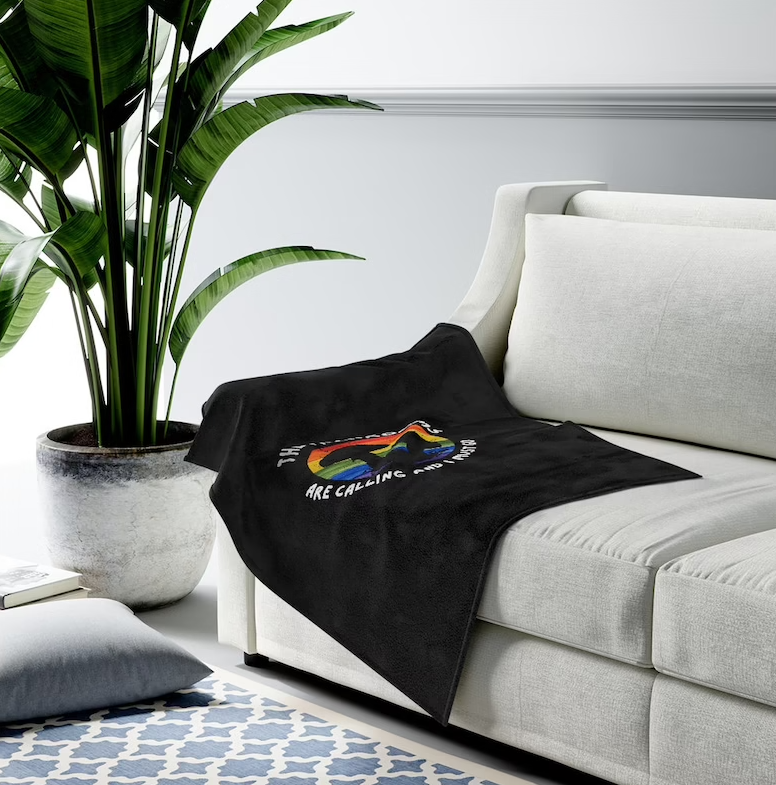 The Mushrooms Are Calling And I Must Go Fleece Blanket Fleece Blanket Home Decor Bedding Couch Sofa Soft And Comfy Cozy Gift For Mushroom Lover Birthday Gift Christmas Gift 1629779793477.png