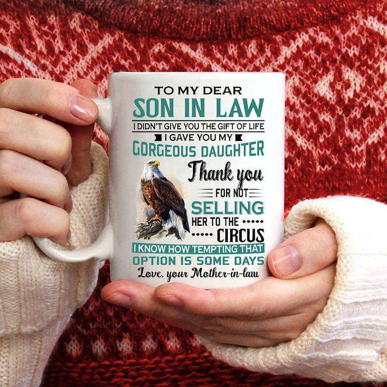 To My Dear Son In Law Coffee Mug, Eagle Mug, Son In Law Gift Coffee Mug, Eagle Lover Gift, Love Son, Gift For Son Coffee Mug 1629800221743.jpg