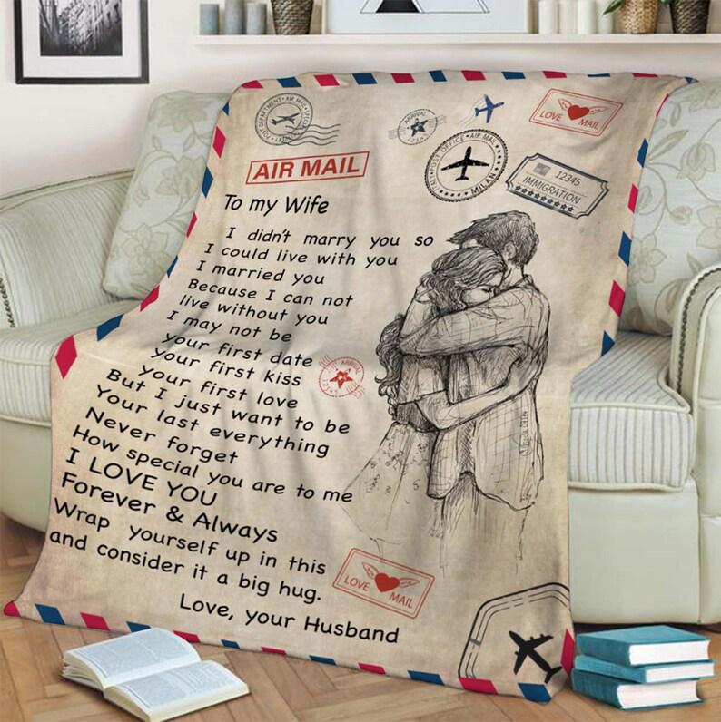 Gift For Wife Blanket, To My Wife Blanket, Wrap Yourself Up In This And Consider It A Big Hug,Gift For Wife Family Home Decor Bedding Couch Sofa Soft And Comfy Cozy 1629862386118.jpg