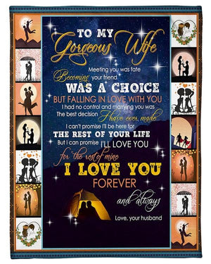 Gift For Wife Blanket, To My Wife Camping Fleece Blanket 1629873648684.jpg