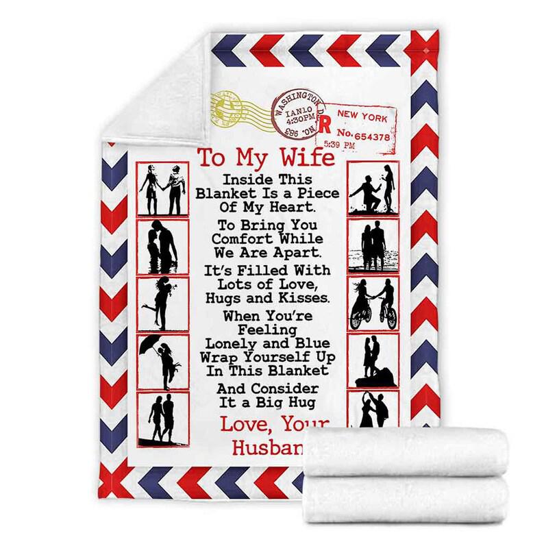 To My Wife Personalized Blankets Name-for Wife Valentine Birthday Gift-a Letter I Love You 1629882399184.jpg