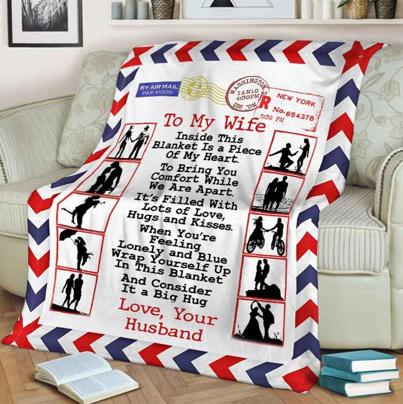 To My Wife Personalized Blankets Name-for Wife Valentine Birthday Gift-a Letter I Love You 1629882401785.jpg