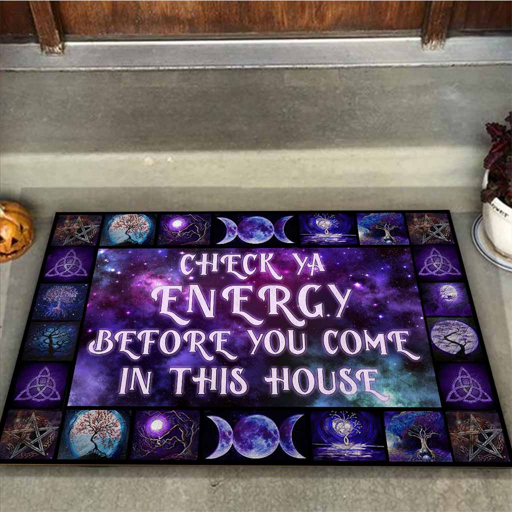 Check Ya Energy - Witch Eye of Horus, Eye of Ra Doormat Indoor And Outdoor Doormat Warm House Gift Welcome Mat Gift For Family Friend Magic Lover 1629882965625.jpg