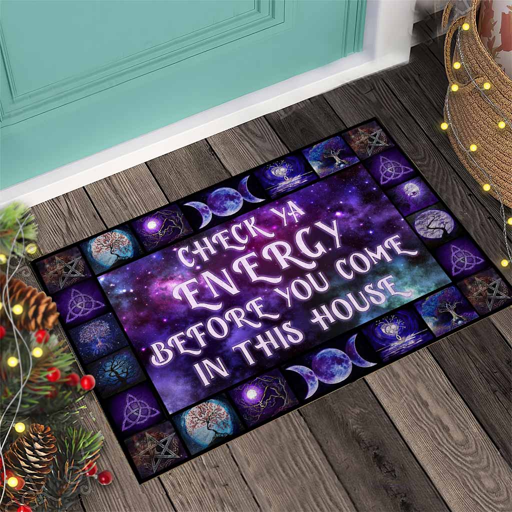 Check Ya Energy - Witch Eye of Horus, Eye of Ra Doormat Indoor And Outdoor Doormat Warm House Gift Welcome Mat Gift For Family Friend Magic Lover 1629882966232.jpg