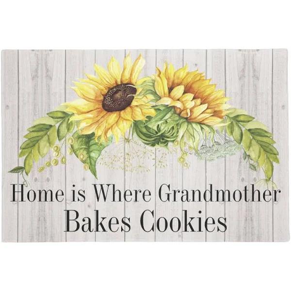 Sunflowers Home Is Where Grandmother Bakes Cookies Doormat Welcome Mat Housewarming Gift Home Decor Funny Doormat Gift For Grandma 1630037995698.jpg
