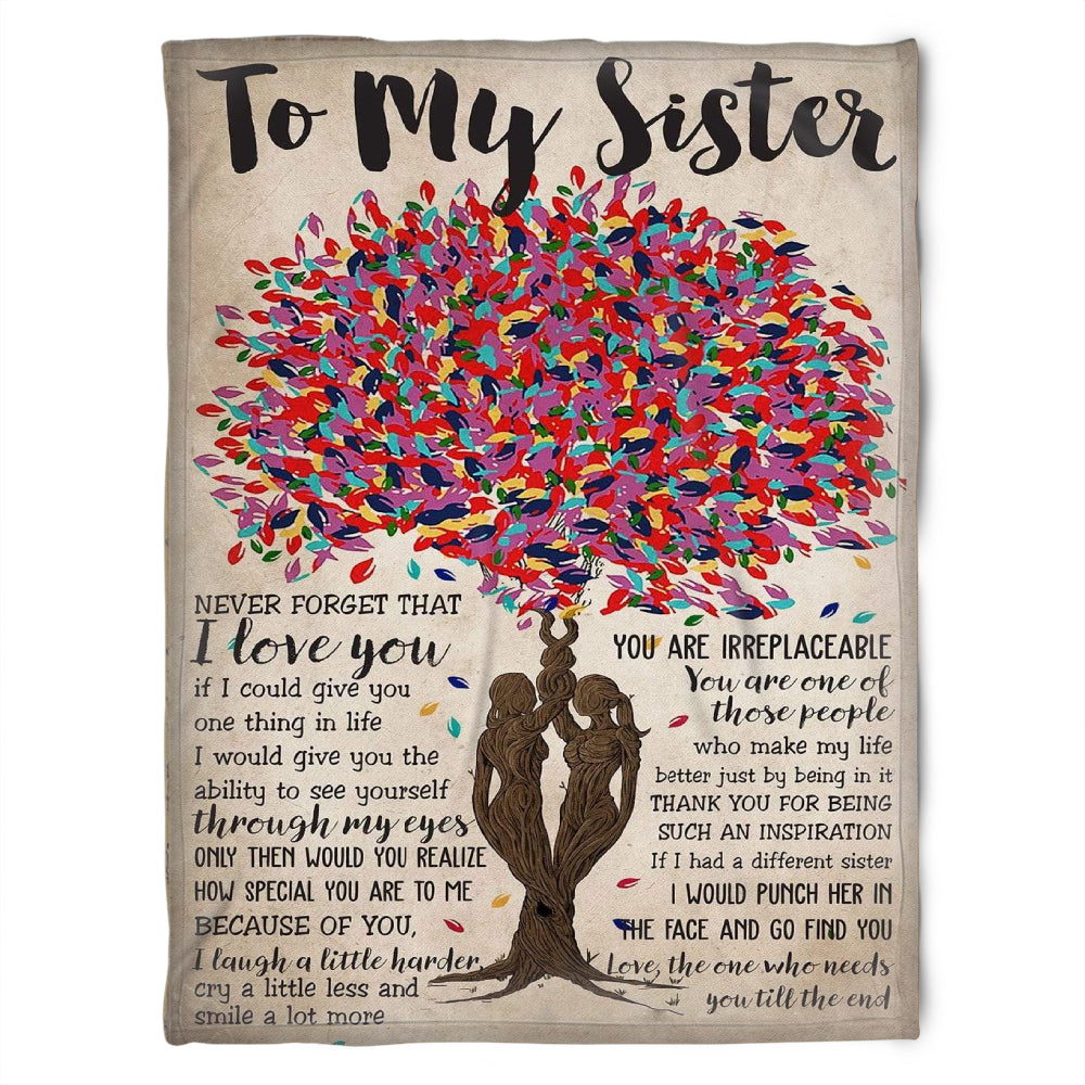 To My Sister Fleece Blanket You Are One Of The People Who Make My Life, Gift For Bestie, Gift For Family, Gift For Friend, Home Decor Bedding Couch Sofa Soft and Comfy 1630399295533.jpg