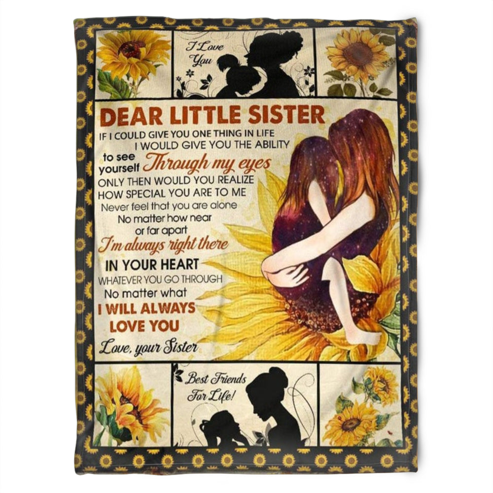 Gift For Sister Blanket, To My Sister Fleece Blanket Whatever You Go Through No Matter What I Will Always Love You 1630403333494.jpg