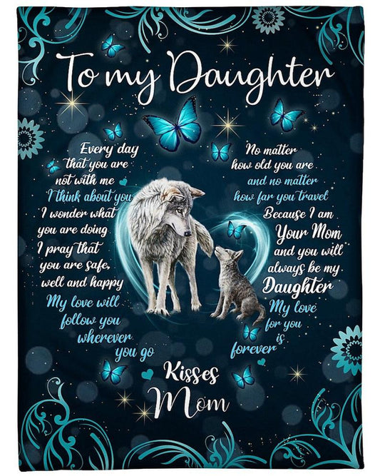To My Daughter Canvas Wolf Mom And Her Cub Art Canvas Gift From Mom To Daughter, Canvas Wall Decor, Canvas Gift Decor Home Decor Wall Art Visual Art 1630635587470.jpg