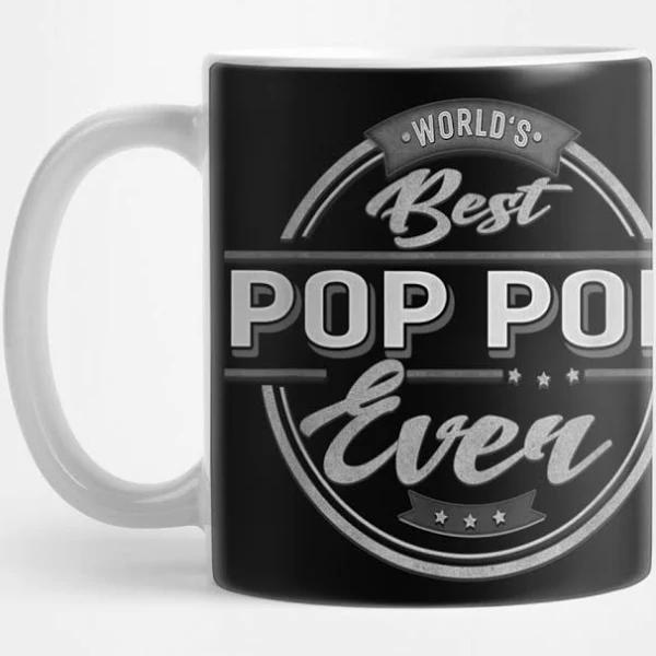 Worlds Best Pop Pop Ever Best Grandpa Mug | world best grandpa gift grandfather 1630723194929.jpg