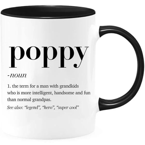 Poppy Definition - Poppy Mug - Grandpa Mug - Grandpa Gift - Grandparents Day - Grandpa Fathers Day Gift 1630723418464.jpg