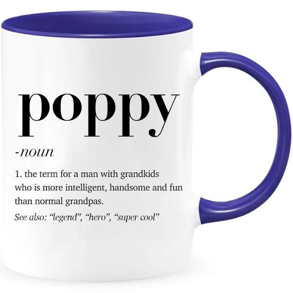 Poppy Definition - Poppy Mug - Grandpa Mug - Grandpa Gift - Grandparents Day - Grandpa Fathers Day Gift 1630723418786.jpg