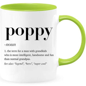Poppy Definition - Poppy Mug - Grandpa Mug - Grandpa Gift - Grandparents Day - Grandpa Fathers Day Gift 1630723419612.jpg