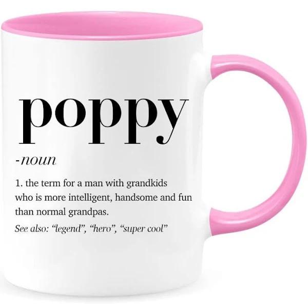 Poppy Definition - Poppy Mug - Grandpa Mug - Grandpa Gift - Grandparents Day - Grandpa Fathers Day Gift 1630723419844.jpg