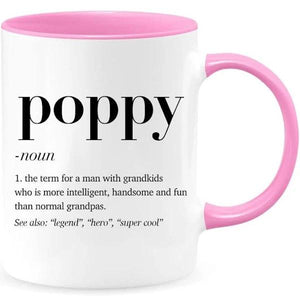 Poppy Definition - Poppy Mug - Grandpa Mug - Grandpa Gift - Grandparents Day - Grandpa Fathers Day Gift 1630723419844.jpg