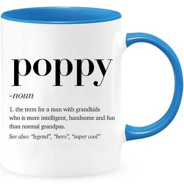 Poppy Definition - Poppy Mug - Grandpa Mug - Grandpa Gift - Grandparents Day - Grandpa Fathers Day Gift 1630723420226.jpg