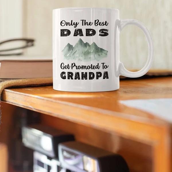 Best Dads Get Promoted To Grandpa Mug, Future Grandpa Mug, Soon To Be Grandpa, New Grandpa Cup 1630723427095.jpg