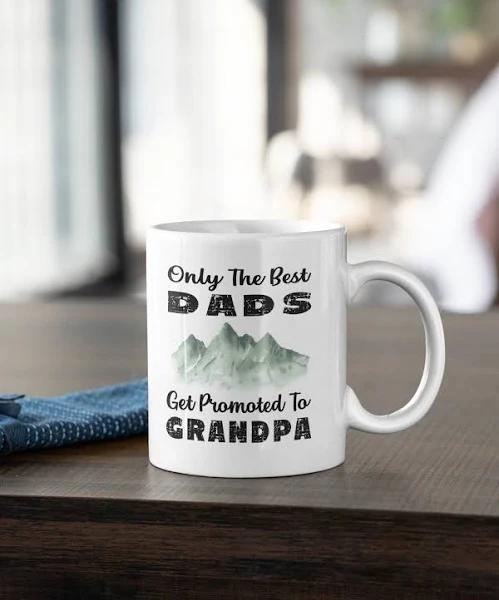 Best Dads Get Promoted To Grandpa Mug, Future Grandpa Mug, Soon To Be Grandpa, New Grandpa Cup 1630723427468.jpg