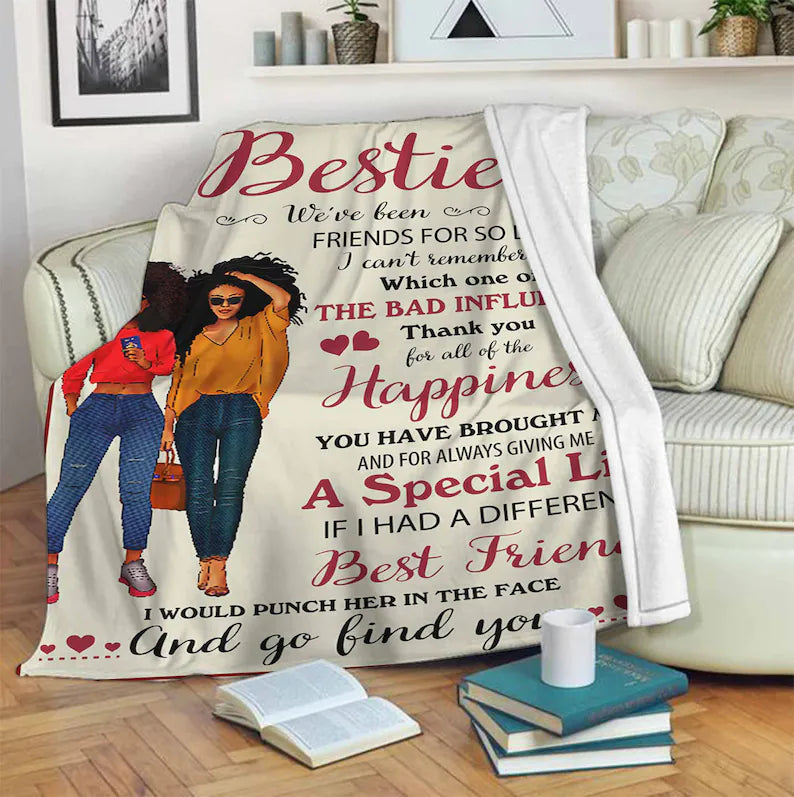 To My Friend Fleece Blanket We've Been Friend So Long Thank You, Gift For Bestie, Gift For Sister, Gift For Best Friend, Home Decor Bedding Couch Sofa Soft and Comfy 1630900387842.jpg