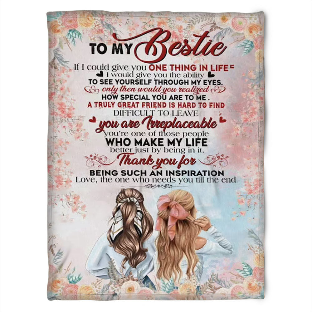 To My Friend Fleece Blanket You're One Of Those People Who Make My Life, Gift For Sister, Gift For Best Friend, Home Decor Bedding Couch Sofa Soft And Comfy 1630918358346.jpg