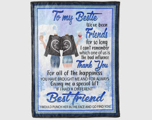 To My Friend Fleece Blanket Thank You For All Of The Happiness, Gift For Sister, Gift For Best Friend, Home Decor Bedding Couch Sofa Soft And Comfy 1630919127163.jpg