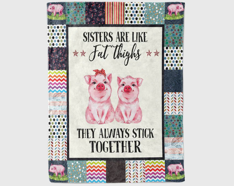 To My Friend Fleece Blanket Sister Are Like Fal Things They Always Stick Together, Gift For Sister, Gift For Best Friend, Home Decor Bedding Couch Sofa Soft And Comfy 1630921270781.jpg