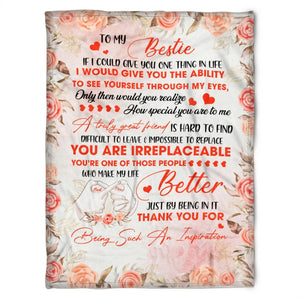 To My Friend Fleece Blanket Who Make My Life Better Just By Being It Thank You For, Gift For Sister, Gift For Best Friend, Home Decor Bedding Couch Sofa Soft And Comfy 1630923453091.jpg