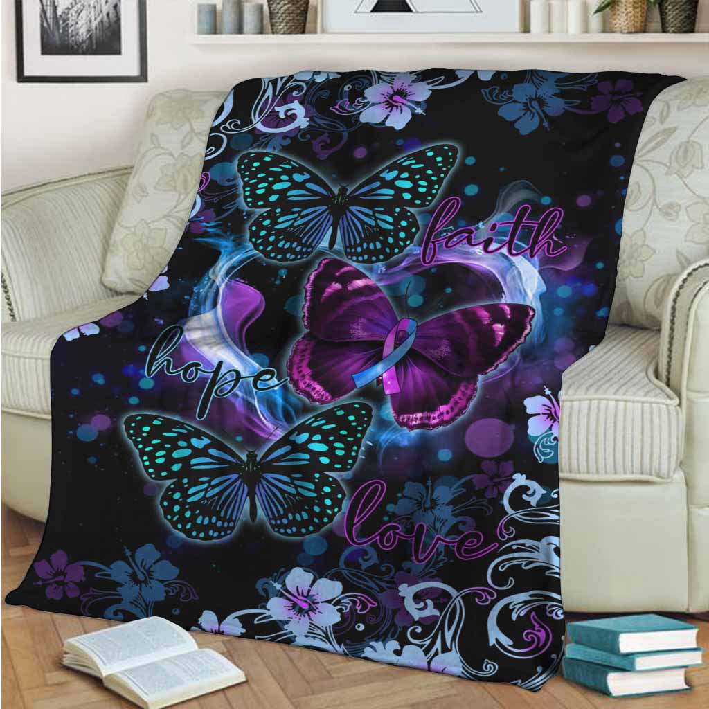 Faith Hope Love Suicide Prevention Fleece Blanket Gift For Friend Family Birthday Gift Home Decor Bedding Couch Sofa Soft And Comfy Cozy 1631003430288.jpg