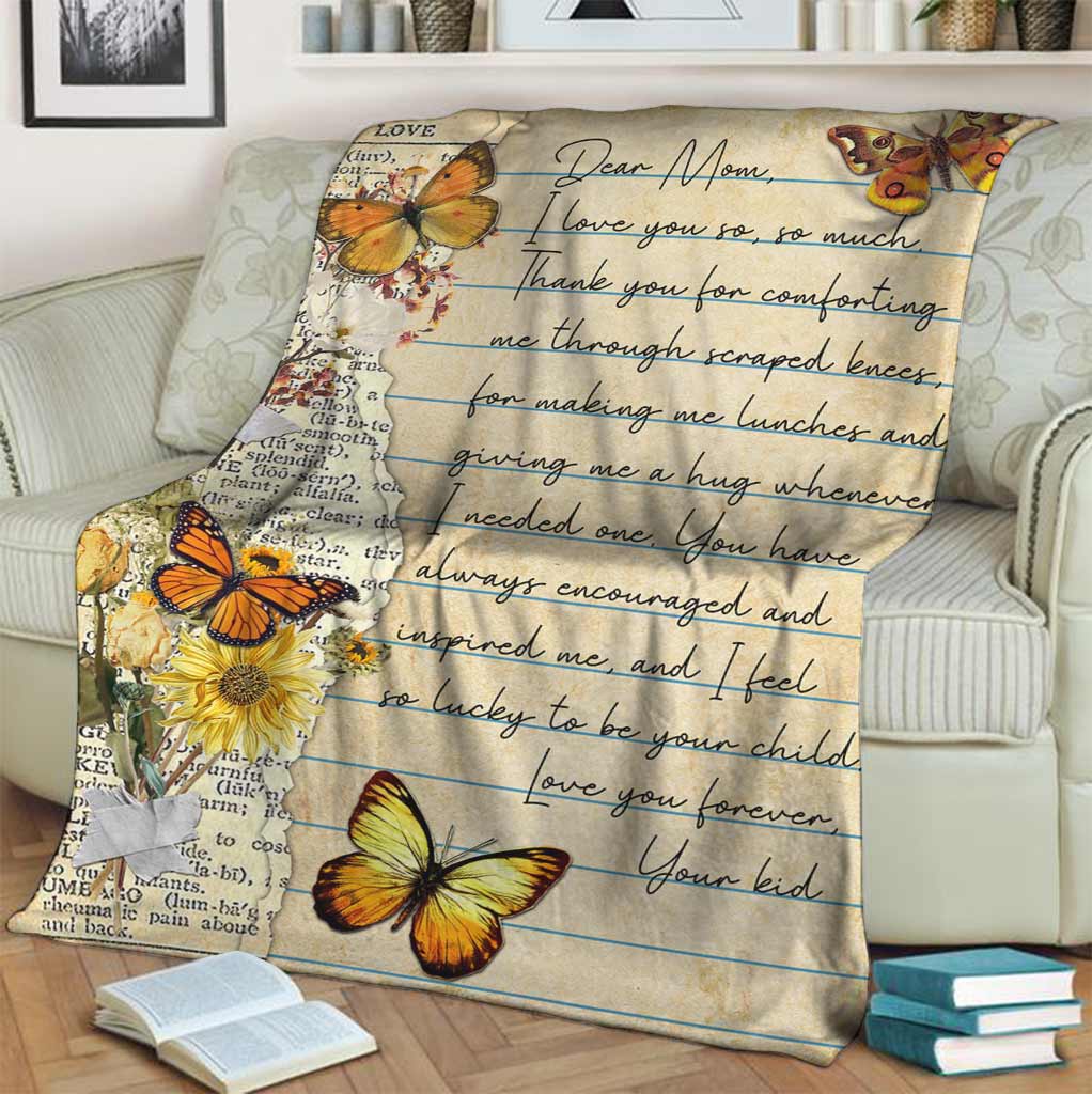 Dear Mom Mother's Day - Butterfly Blanket Gift For Mom From Kid Birthday Gift Home Decor Bedding Couch Sofa Soft And Comfy Cozy 1631007010930.jpg