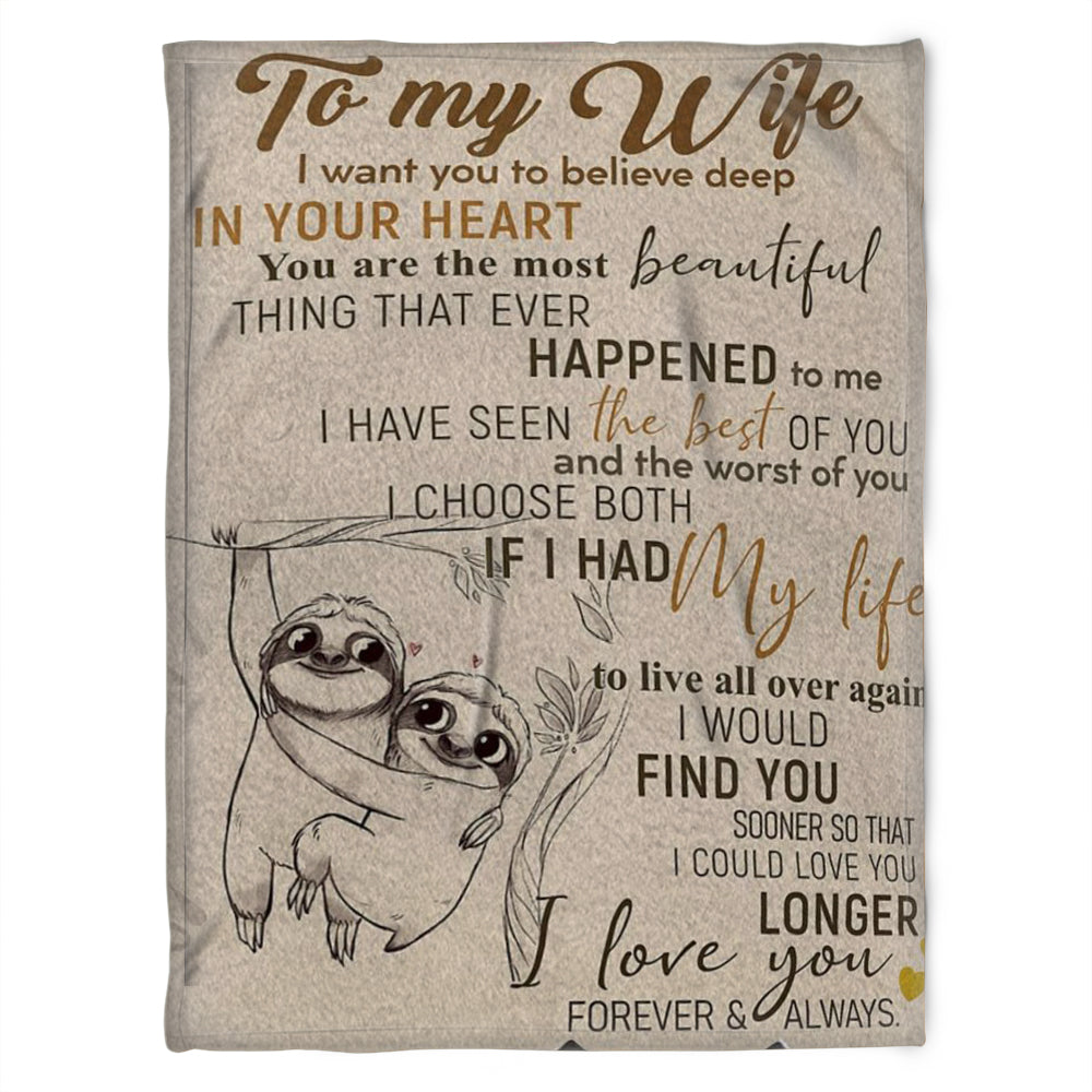 To My Wife, In Your Heart You Are The Most Beautiful, Gift For Wife Family Home Decor Bedding Couch Sofa Soft And Comfy Cozy 1631159181327.jpg